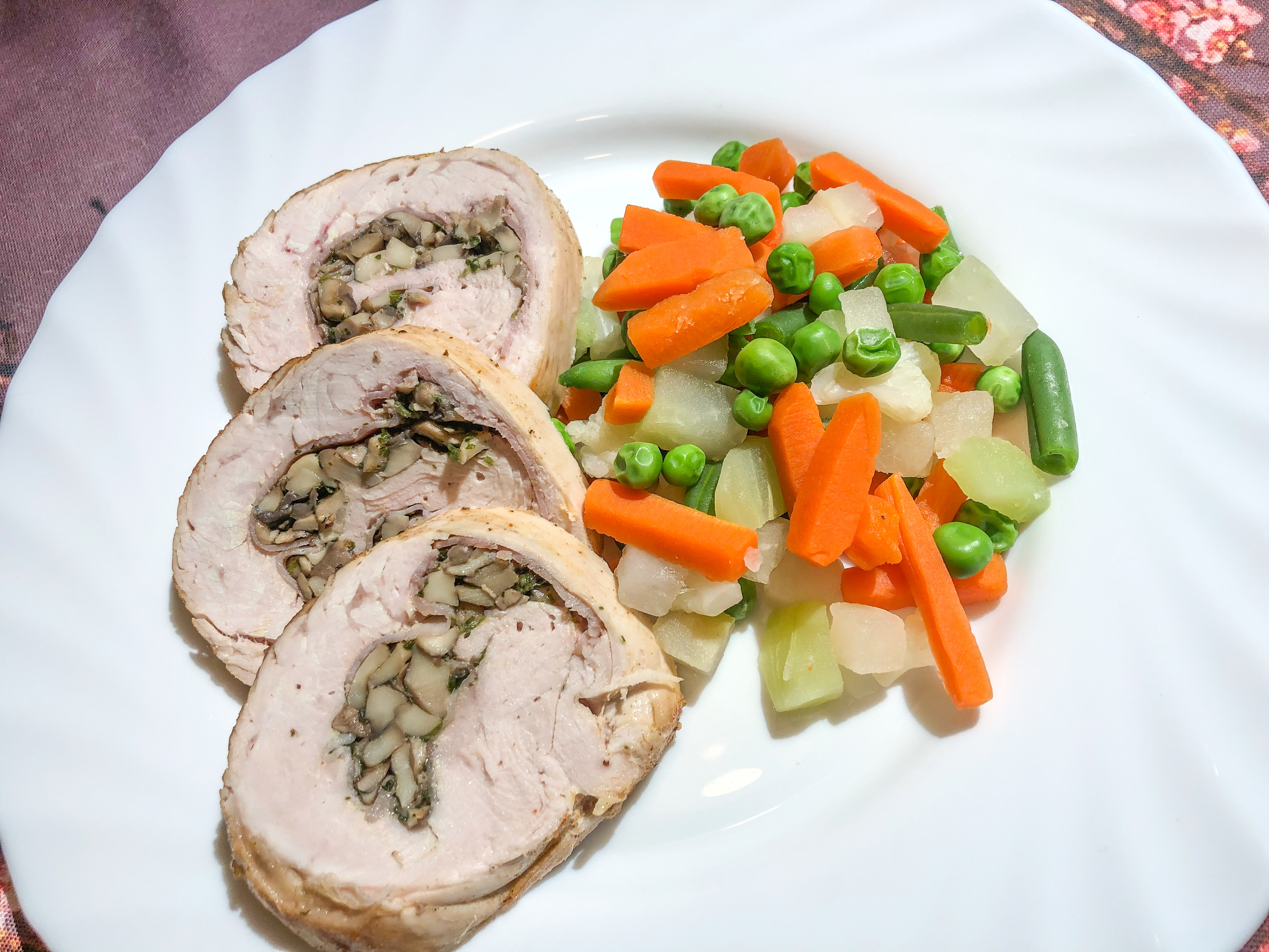 Gefüllte Putenbrust