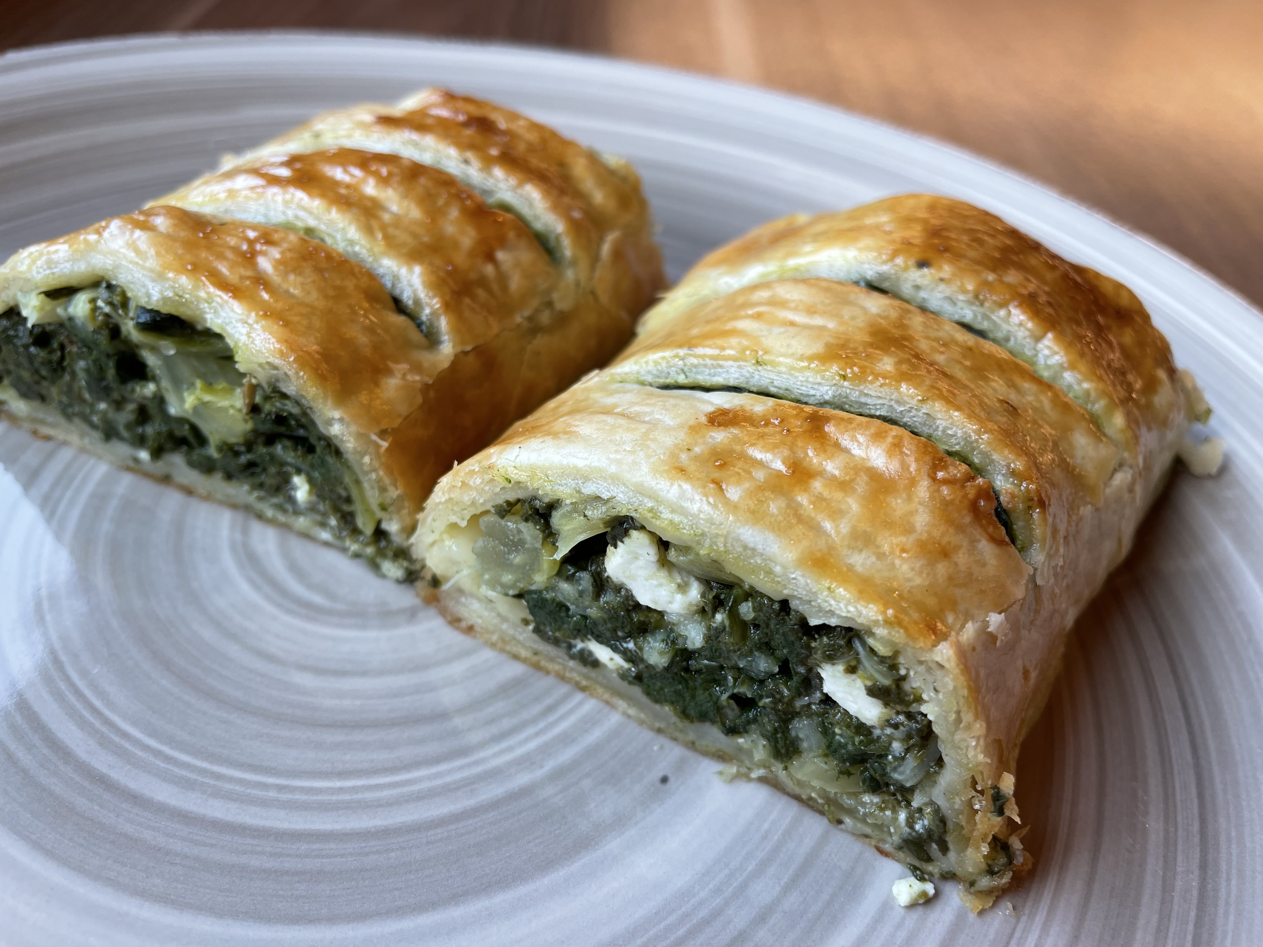 Mangoldstrudel mit Feta