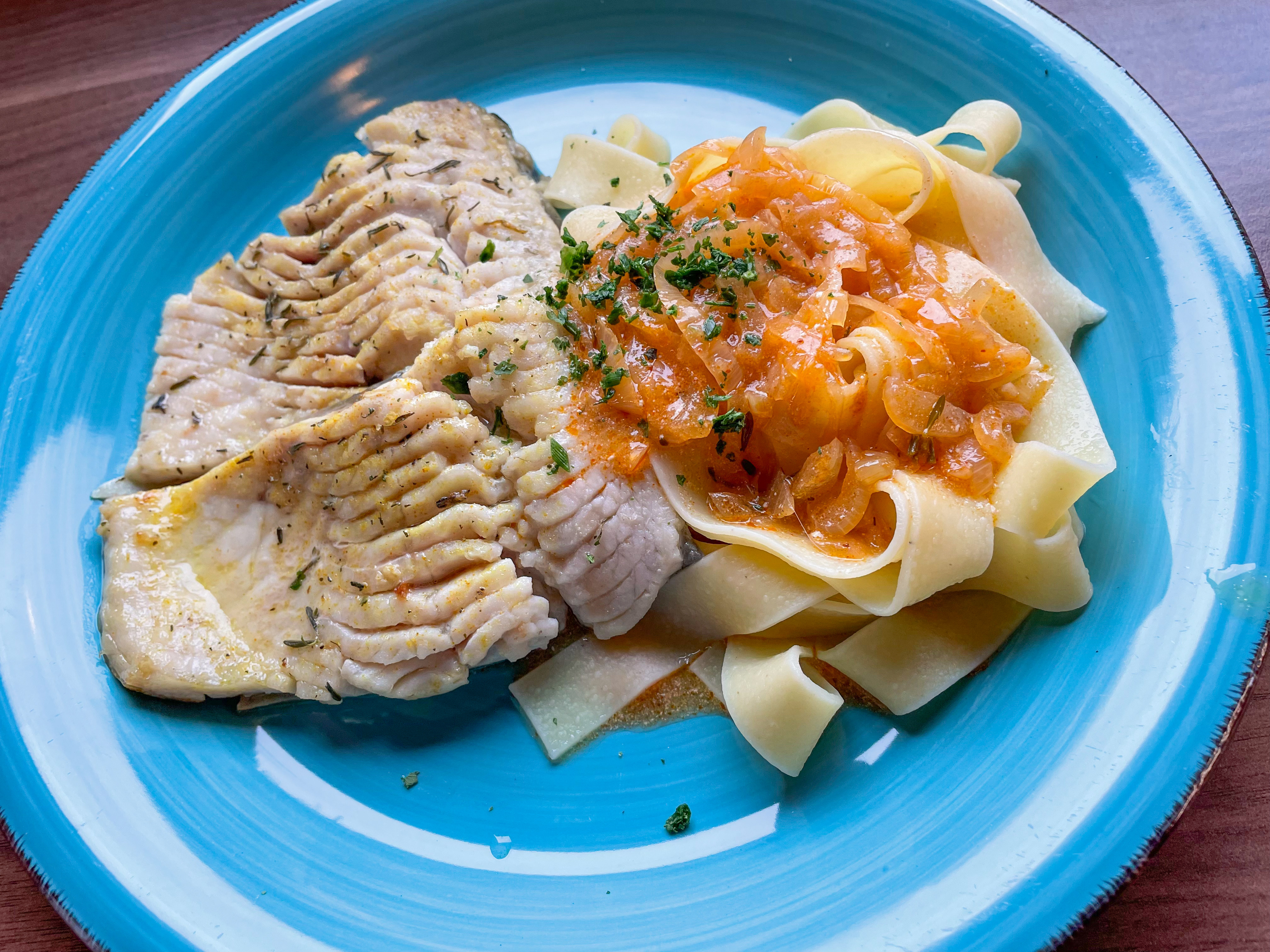 Karpfenfilet in Biersauce