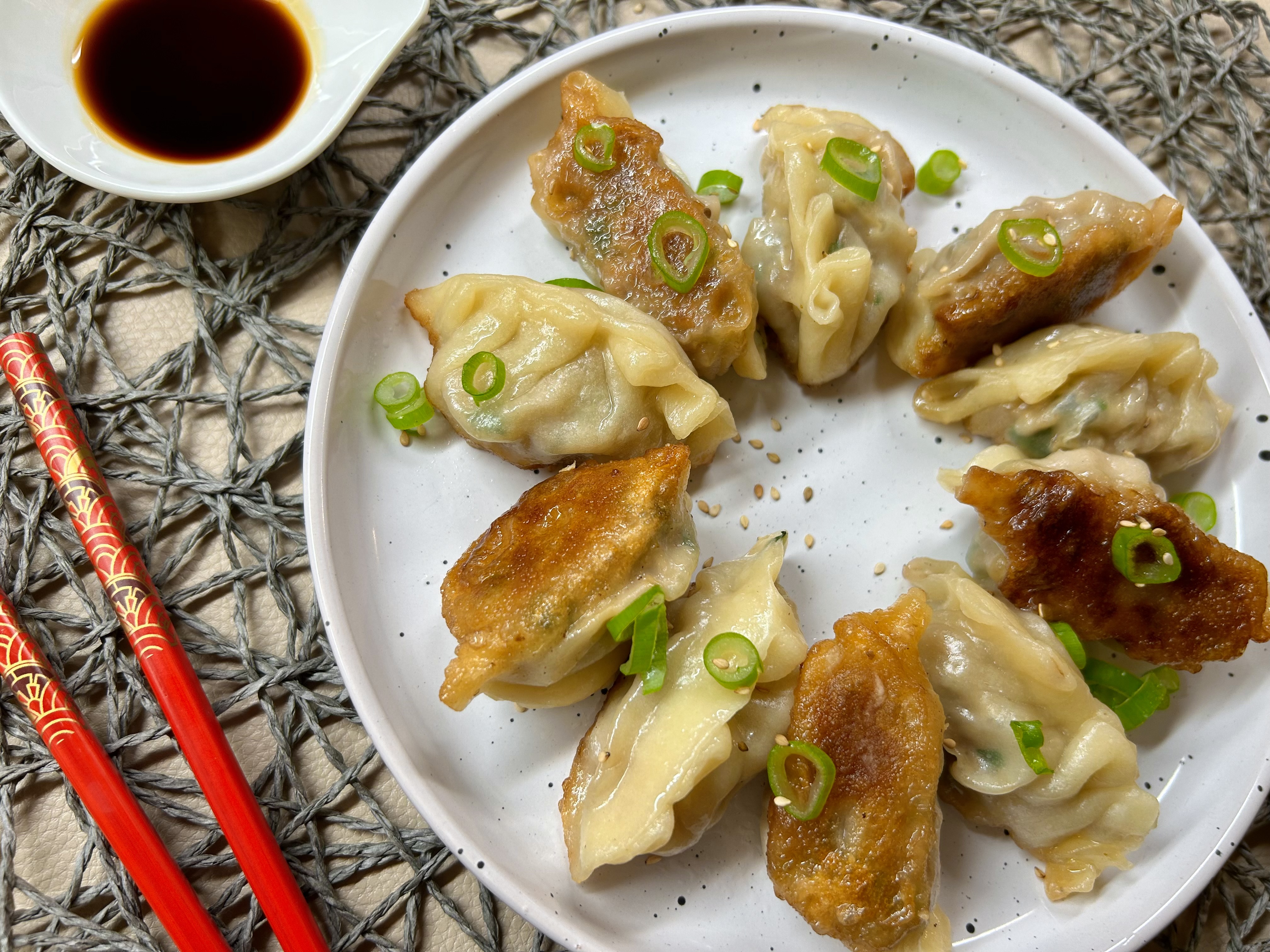 Gyoza japanische Teigtaschen
